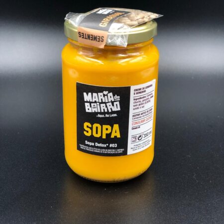 Sopa detox Cenoura Chuchu Gengibre #03 Maria do Bairro