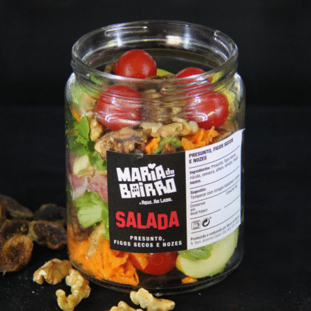 salada presunto e nozes Maria do Bairro