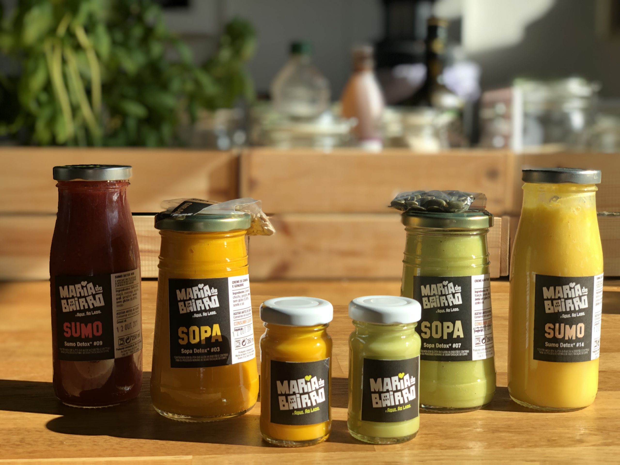 Sumos e Sopas detox Maria do Bairro