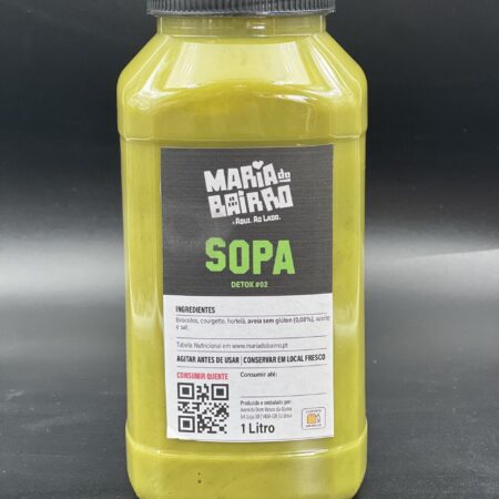 Sopa Brocolos, Courgete, Hortelã 1L #02
