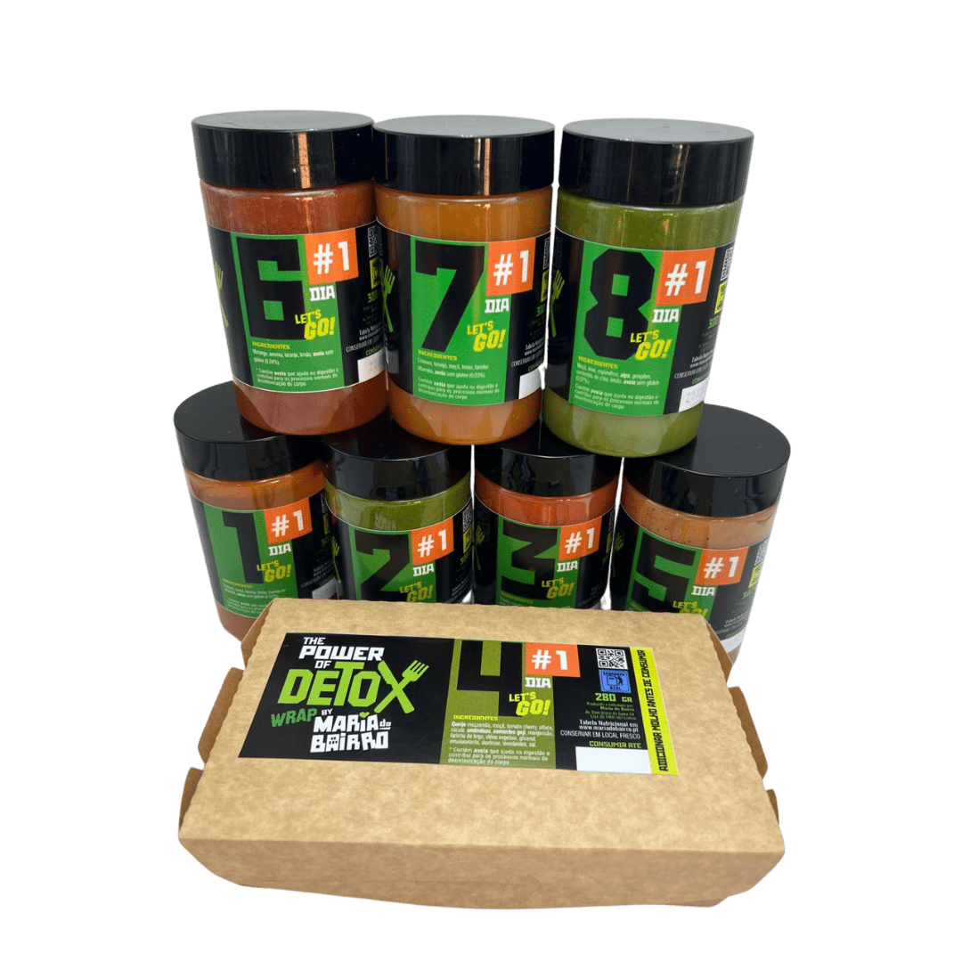 Sumos Detox Low Carb 8 Sumos/Wrap de #1 a #6 dias